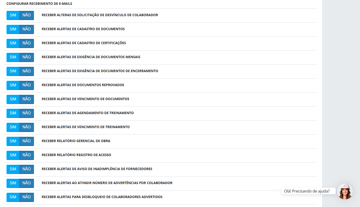 configuraçoesrrecebimentodeemails.PNG